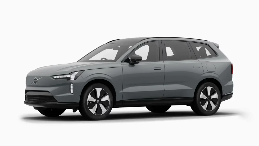 Volvo EX90 Plus, front three-quarter view