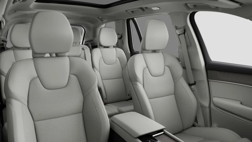 Volvo XC90 interior in Blond