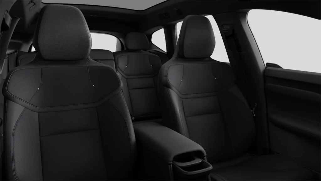Volvo EX60 seats in Charcoal