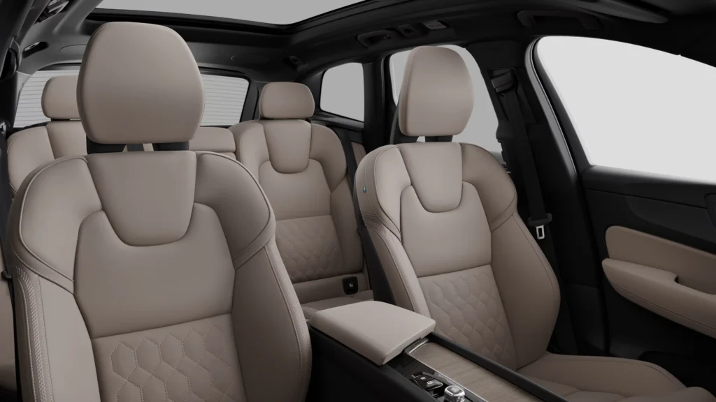 Volvo XC60 Plug-in Hybrid interior in Cardamom