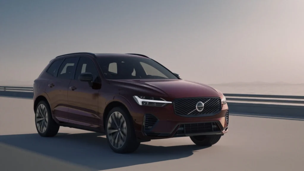 Volvo XC60 Plug-in Hybrid in Mulberry Red