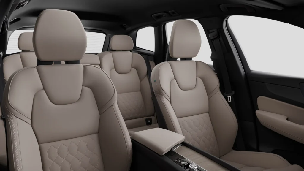 Volvo XC60 interior in Cardamom